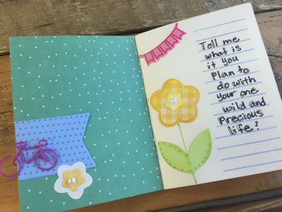 Flower Journal Page
Created using the flower die cuts in the Basic Step Up Die Set
Keywords: Step up, flowers, journal embellishments, planner stamps