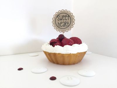 Tart Topper
Keywords: TSOL December 2015 Card Kit, Scallop circle Framelit