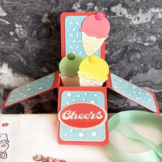 Cheers Box Card
