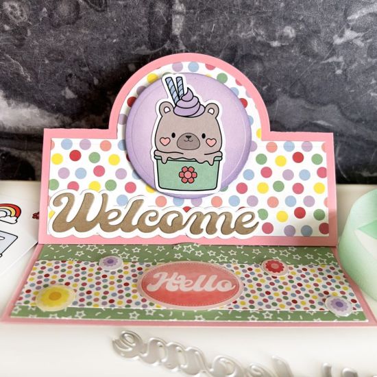 Welcome Stand-up Card
