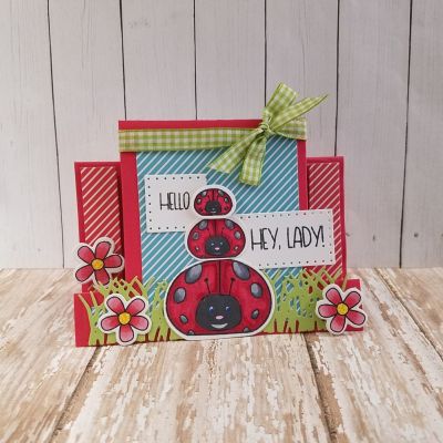 Keywords: ladybugpudgie14,  sheeppudgie13, grass die, dotted rectangles,  Sizzix Kind Sentiment Step-up