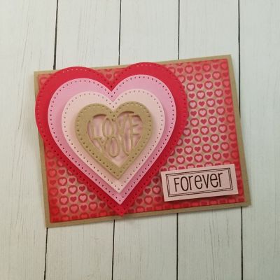 Keywords: Sizzix Dotted Hearts, labels2use, large rectangles 2 pack