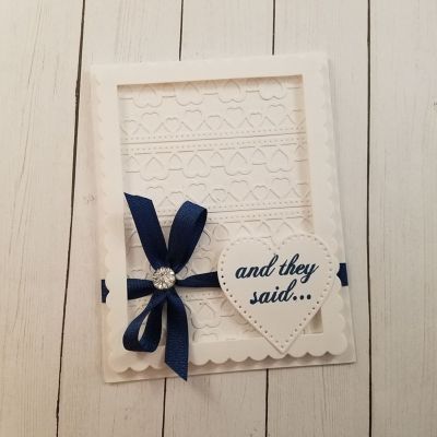 Keywords: Sizzix Dotted Hearts, scalloped rectangles, stitched rectangles, wedding2celebrate