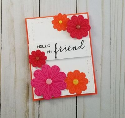Keywords: Flowers That Wow, stitched rectangles