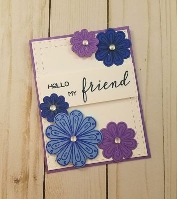 Keywords: Flowers That Wow, stitched rectangles