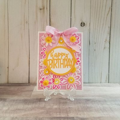 Keywords: Sizzix Card Flower & Circle Drop-ins