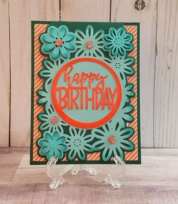 Keywords: Sizzix Card Flower & Circle Drop-ins