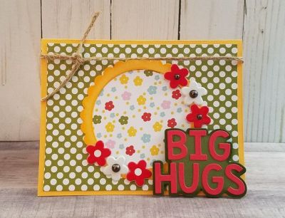Keywords: April Kit Club 2018, scalloped circles 