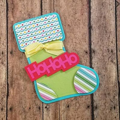 Keywords: Sizzix Stocking Set, HoHoHo die