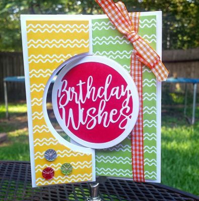 Keywords: Birthday Wishes Circle Die Set, Sizzix Circle Flip-it 