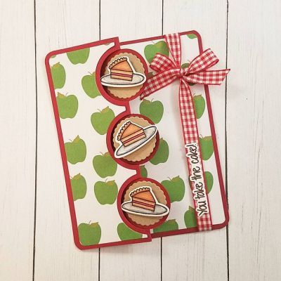 Keywords: Sizzix Take the Cake Stamp & Die Set, Sizzix Triple Circle Flip-it Card Set