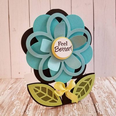 Keywords: Sizzix Flower Fold-it, getwell2you