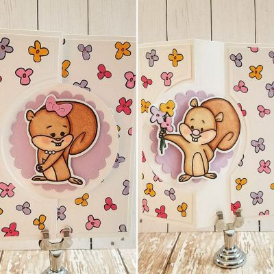 Keywords: squirrels2love, squirrels2love dies, Sizzix Circle Flip-it 