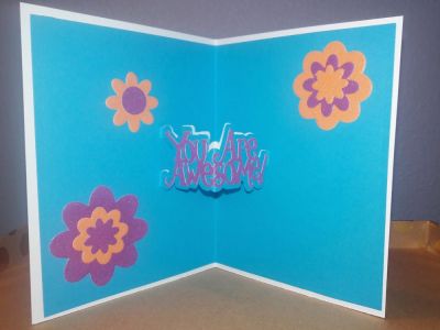 Inside - Simple Flowers around 3-D Drop-In
