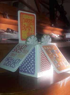 Birthday Box Card
For a 2-year old - my daughter loved playing with her card!
