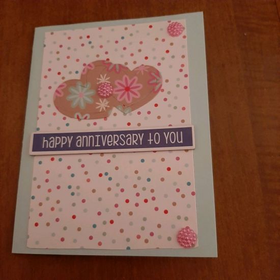 Ken & Stephanie's 30th Anniversary Card
Think pink for Stephanie and blue for Ken
