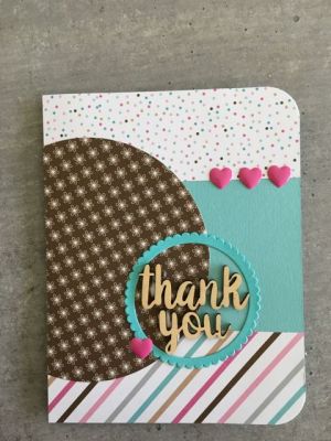 Thank you card
