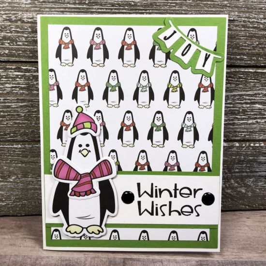 Keywords: November Card Kit Penguins