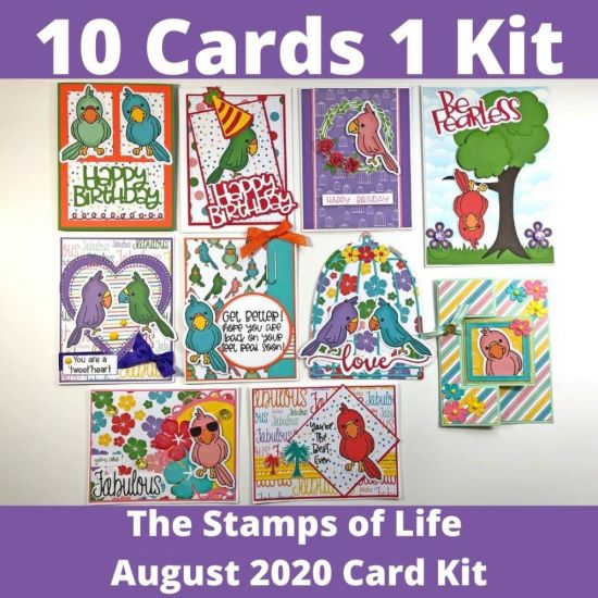 10 Cards 1 Kit - August 2020 Card Kit
