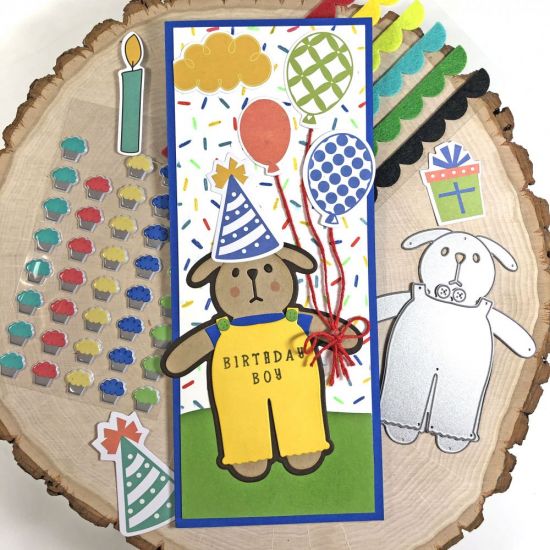 Birthday Boy
Keywords: Stencils Birthday Kit