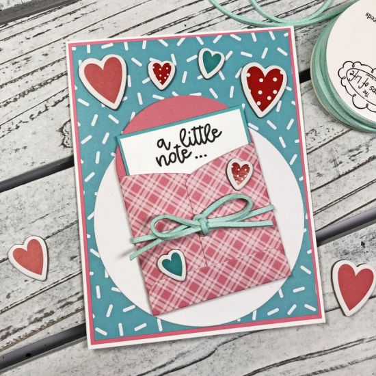 Keywords: MiniEnvelopeDie December Card Kit Hearts Envelope Valentine