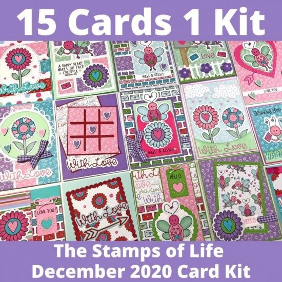 15 Cards 1 Kit - With Love Collection
Keywords: Lovebugs2Stamp MoreLoveBugs2Stamp
