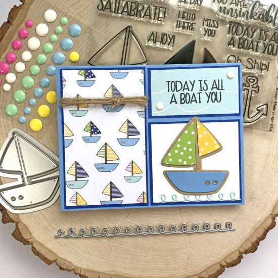 Today is all a Boat You
Keywords: Sailboat2Stamp