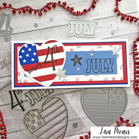 Happy 4th of July 
Keywords: Slimline Cards