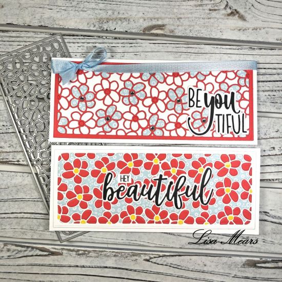 Fun Flower Slimline Panel Die Set
Keywords: Fun Flower Slimline Panel