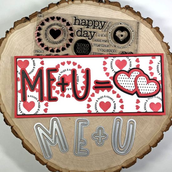 Me & U
Keywords: Skinny Mini Symbol Dies love2stamp