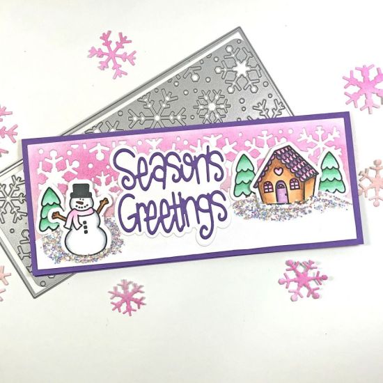 Season's Greetings
Keywords: Slimline Cards