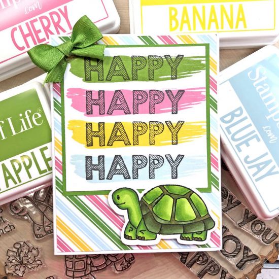 May Card Kit - Happy
Keywords: tortie2stamp