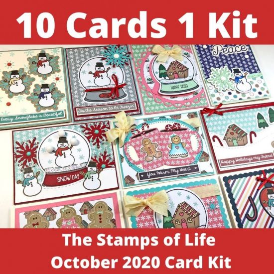 10 Cards 1 Kit
Keywords: Snowglobe2stamp
