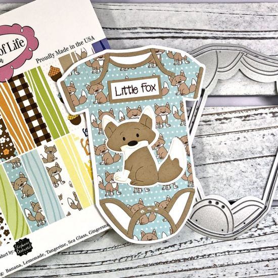 Baby Boy Onesie Card
Keywords: foxes2stamp