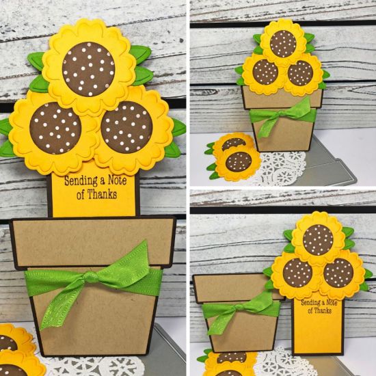 Keywords: Flower Pot sunflowers flower2BuildOne