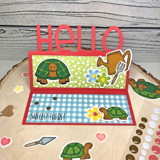 Shello There!
Keywords: Step-up Cards