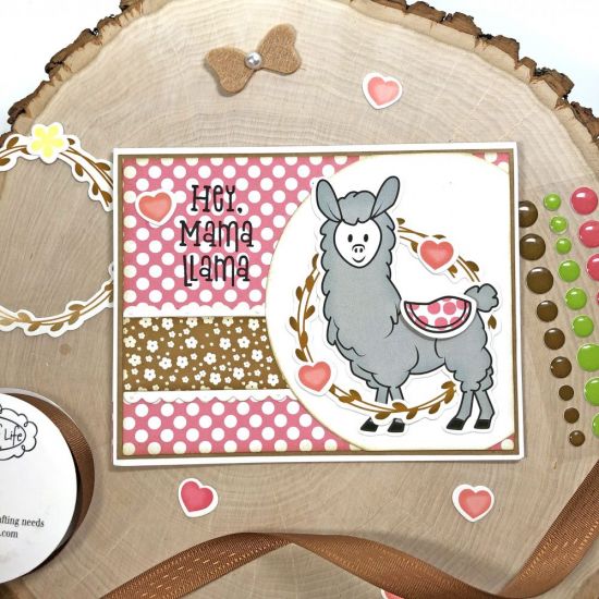 Hey Mama Llama
Keywords: Llama2Stamp Wreath2Stamp