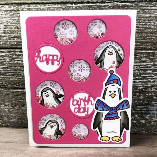 Keywords: Penguins2Stamp WaddlePenguins2Stamp Circle Background Shaker