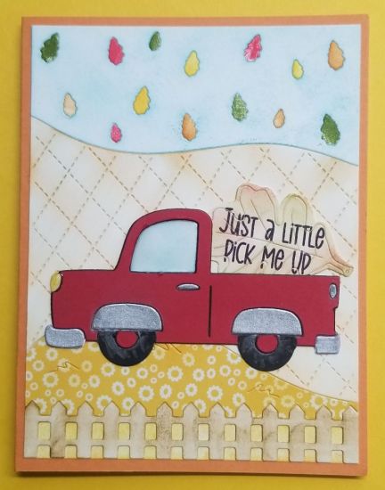 Keywords: Truck leaves fence
