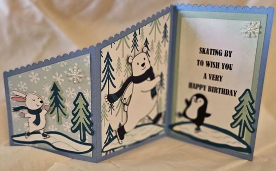 Keywords: Z Fold  winter card kit