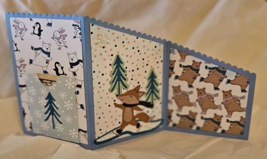 Keywords: Z Fold  winter card kit