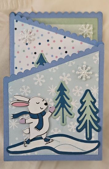 Keywords: Z Fold  winter card kit