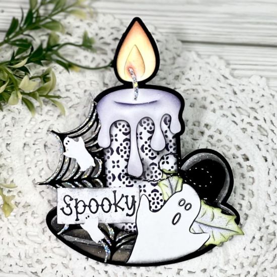 Keywords: Halloween candle