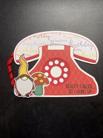 Telephone fold it with gnomes
