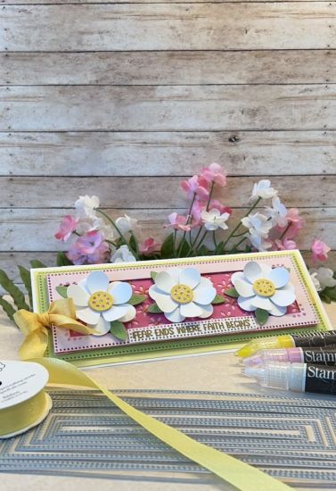 Slimline dotted Rectangles Die set
