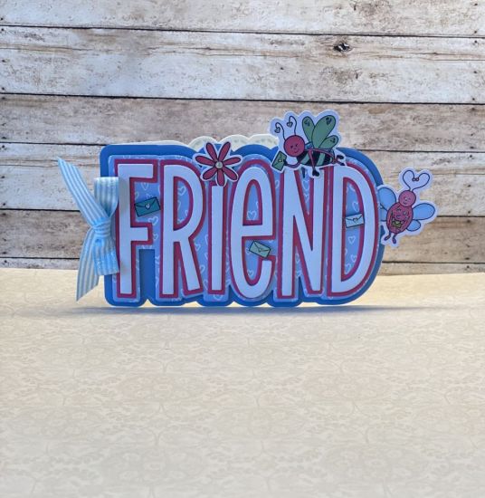 Friend Mini Slimline Fold-it
Keywords: Some of the things I used was from the original kit