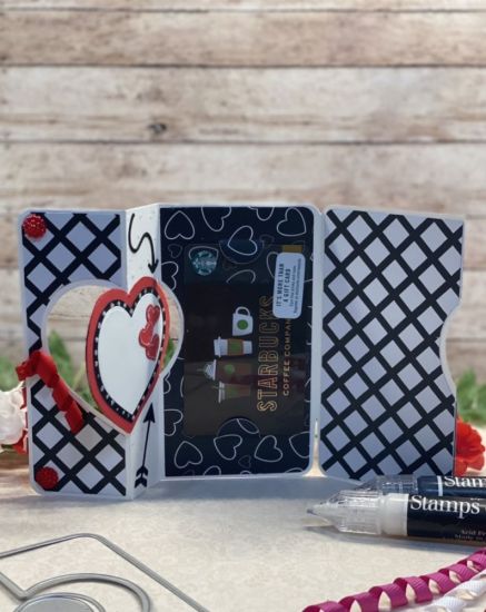 A1 Mini Heart Flip-it Card Base
This card I made it making the hidden panel Stephanie has a video on. I will post the link here: https://youtu.be/D4K2vywsg1E
