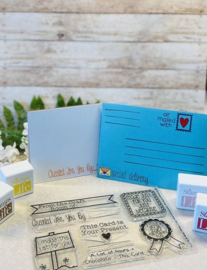 Card & Envelop Clear Stamp Set #2
Keywords: Card & Envelope Clear Stamp Set #2