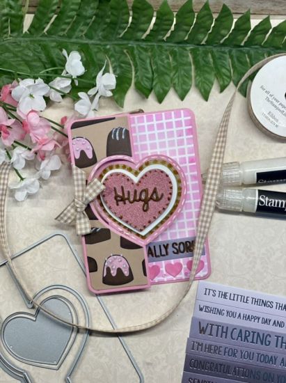 Mini A 1 Heart Flip-it Card Base
