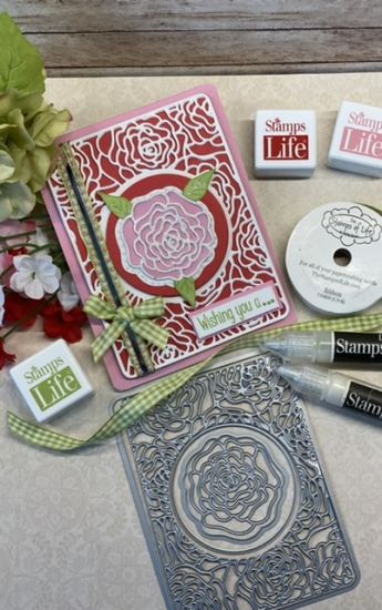 Rose Background Die Set
